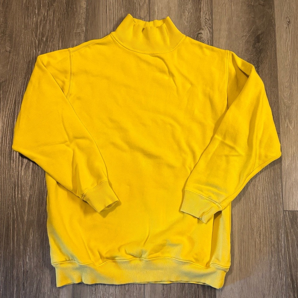 ☀️Aerie☀️ Yellow Mock Neck Sweatshirt